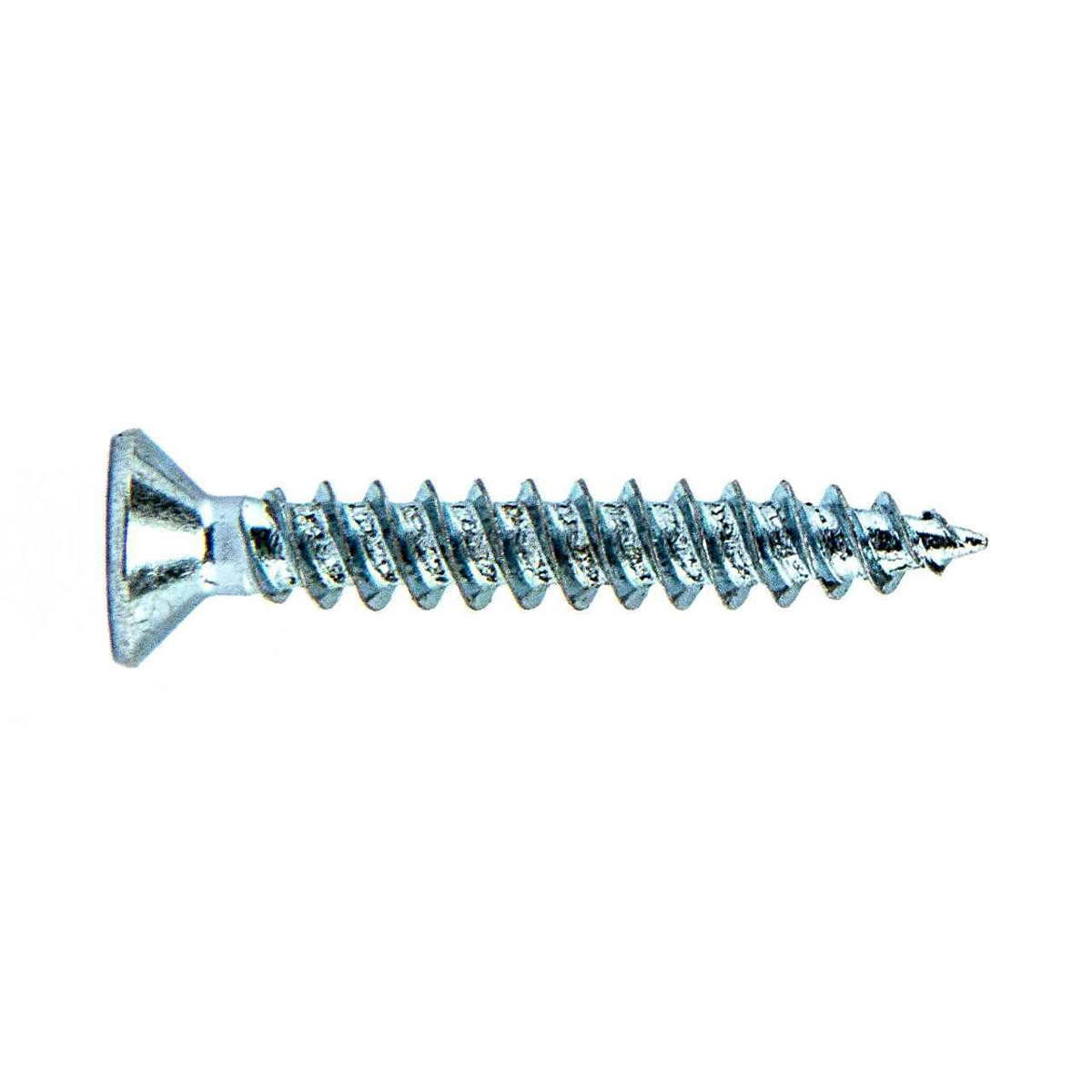 Rikä TWSR013 Woodscrew Twin-Thread CSK BZP 7 x 1in 200pk